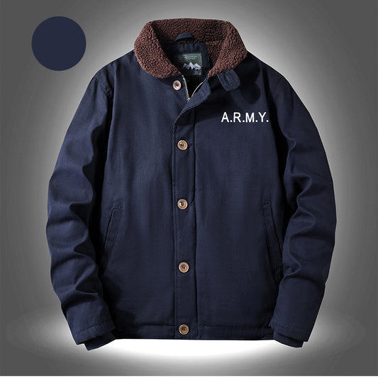 Work Clothes Cotton Coat Loose Lapel
