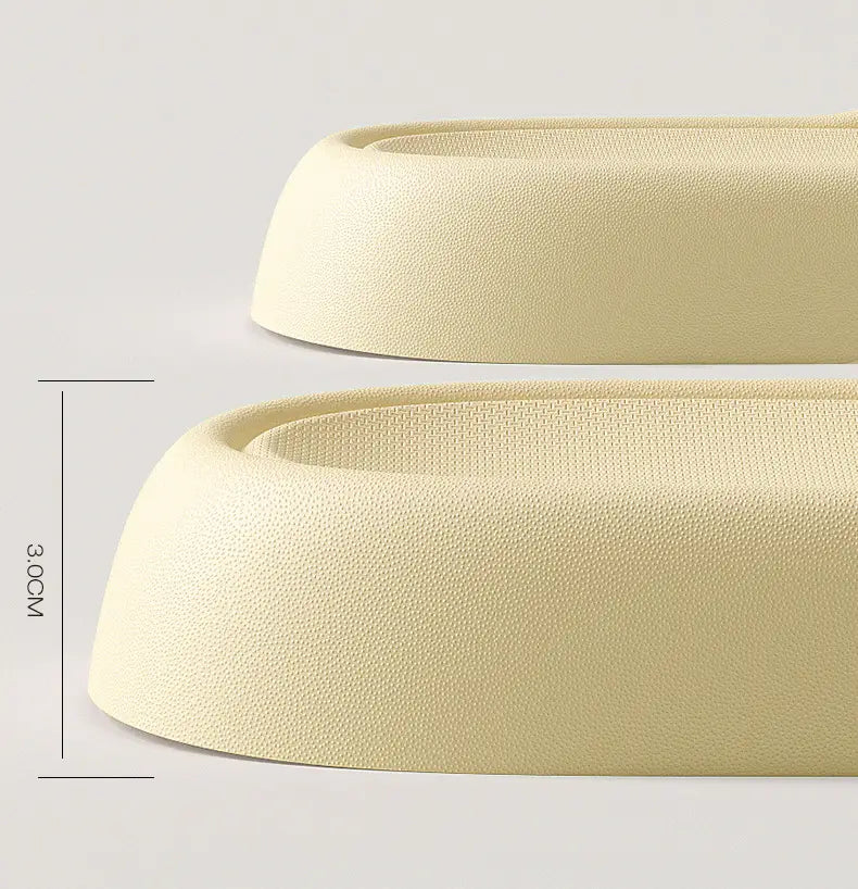 Solid Thick-soled Home Slippers Summer Non-slip Floor Bathroom Slipper For Women Men’s House Shoes