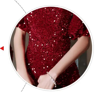 Toast Bridal Red Dresses Women Fishtail