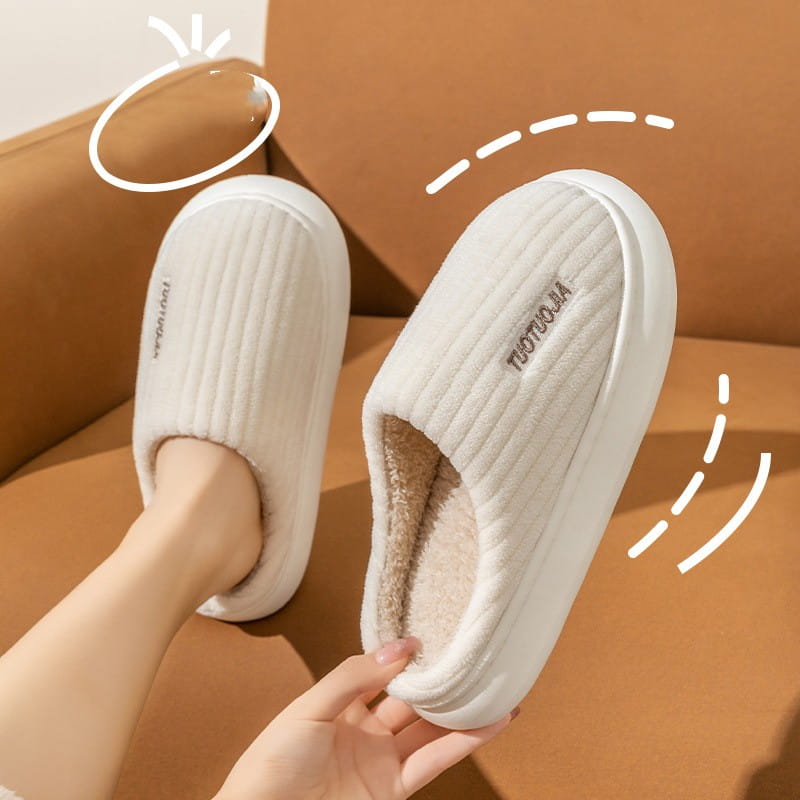 Outdoor Wear Daily Confinement Cotton Slippers Winter