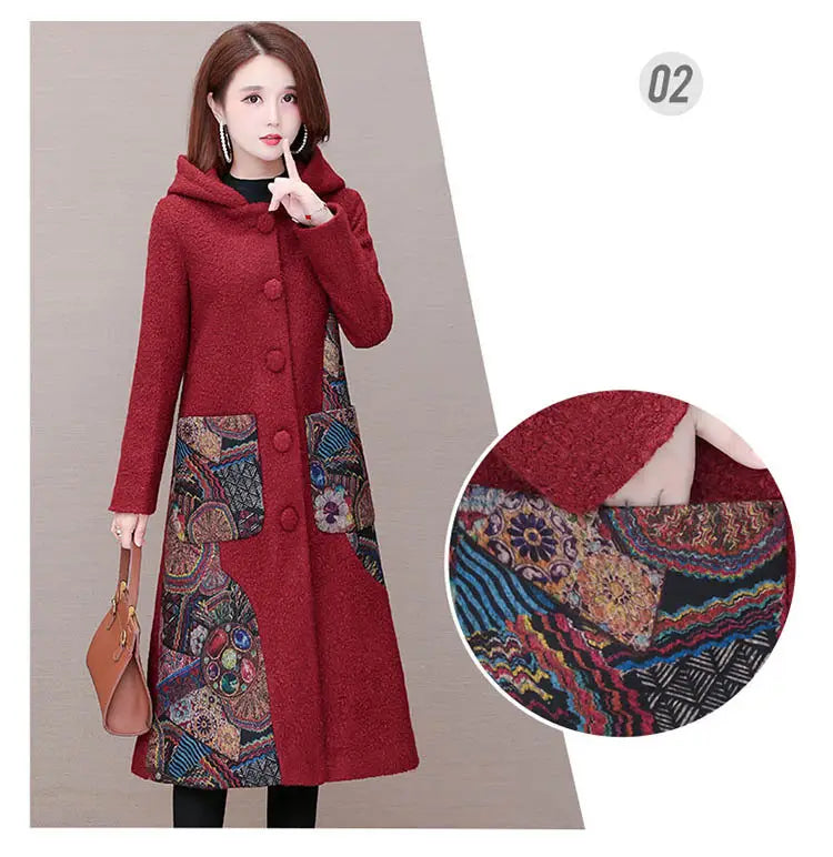 Interlock tweed jackets medium length for women