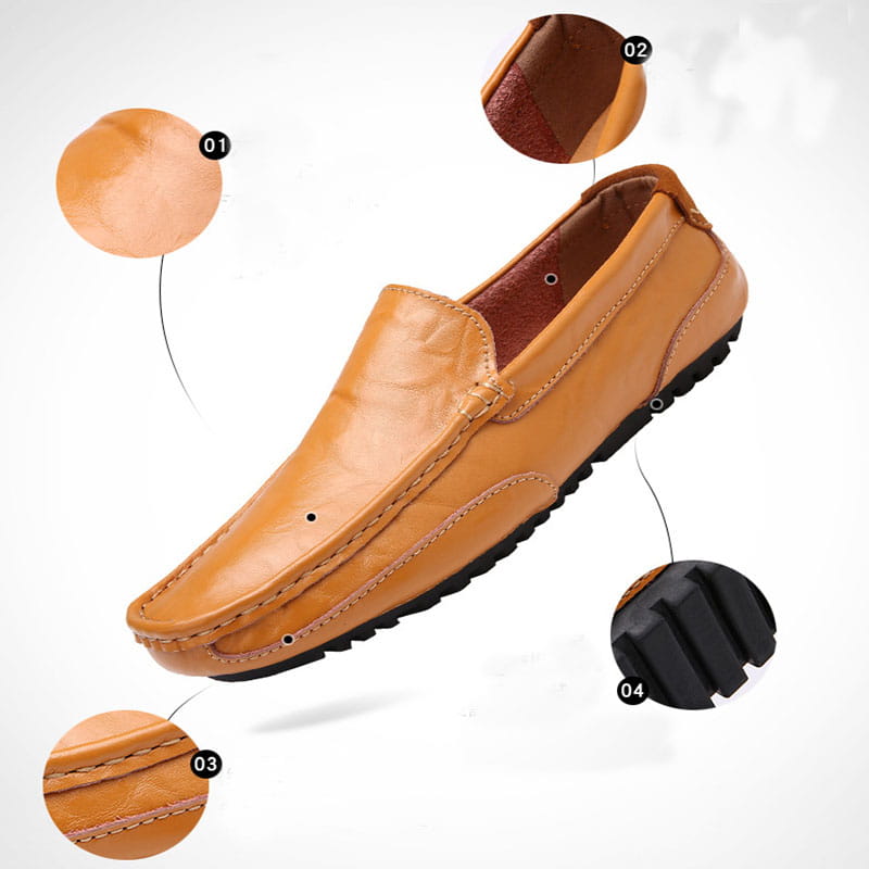 Men Loafers Slip On Formal Comfortable Soft Shoes
