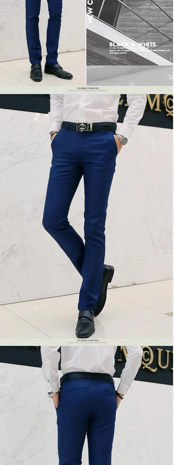 Casual business trousers men Korean slim-fit casual pants