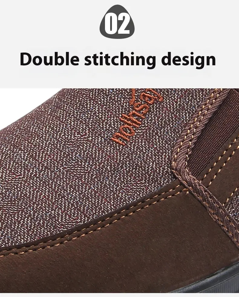 Polyurethane Old Beijing Cloth Shoes Plus Size Men