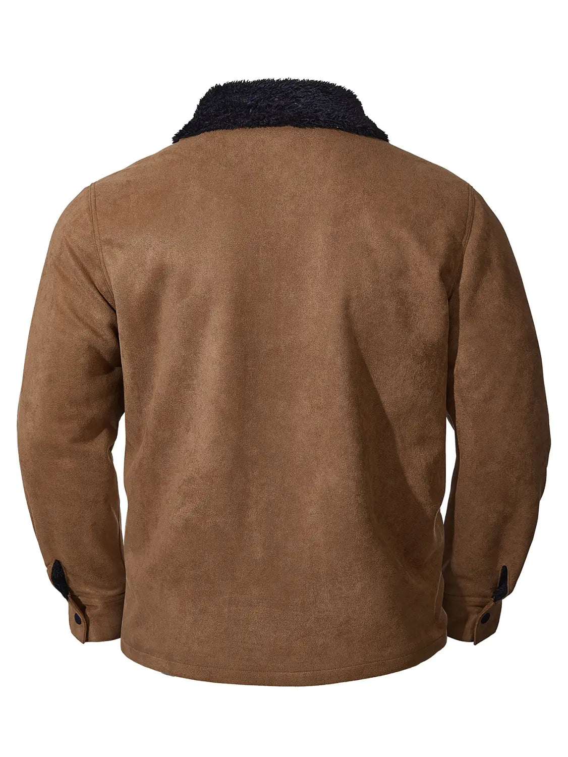 Men’s Vintage Suede Casual Coat Lapel