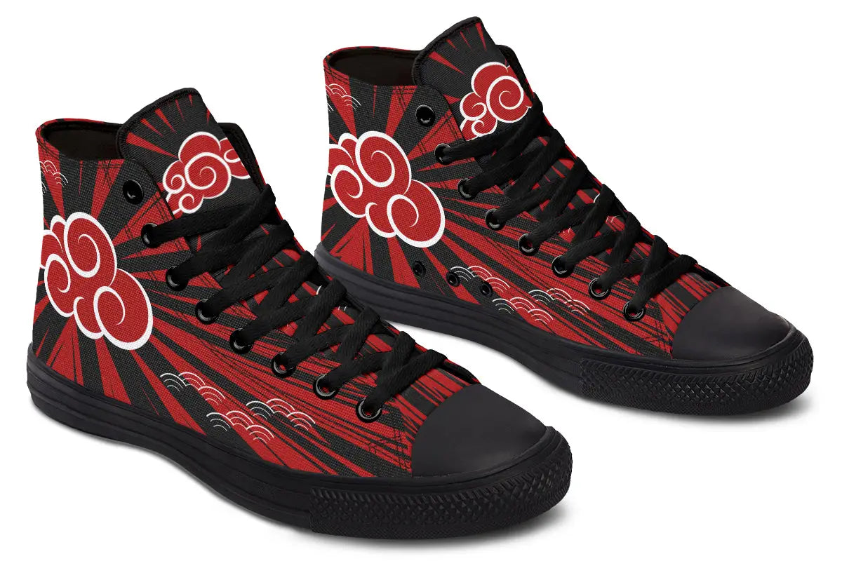 Printed Couple High-top Canvas Shoes
