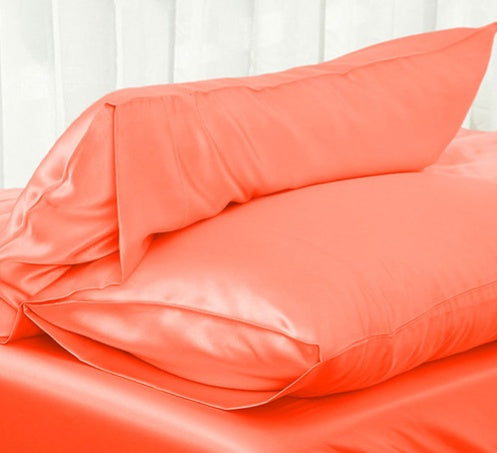 Pure Satin Silk Soft Pillowcase Cover