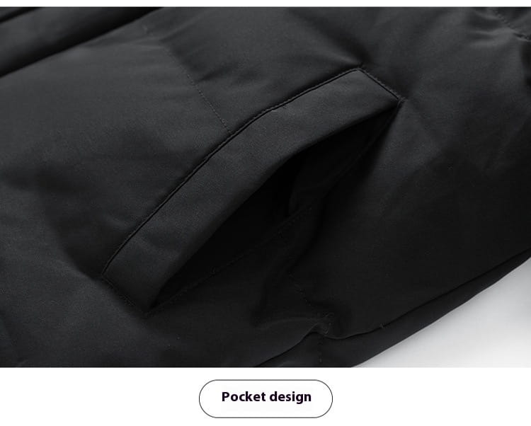 Two Pieces Loose Padded Coat Men