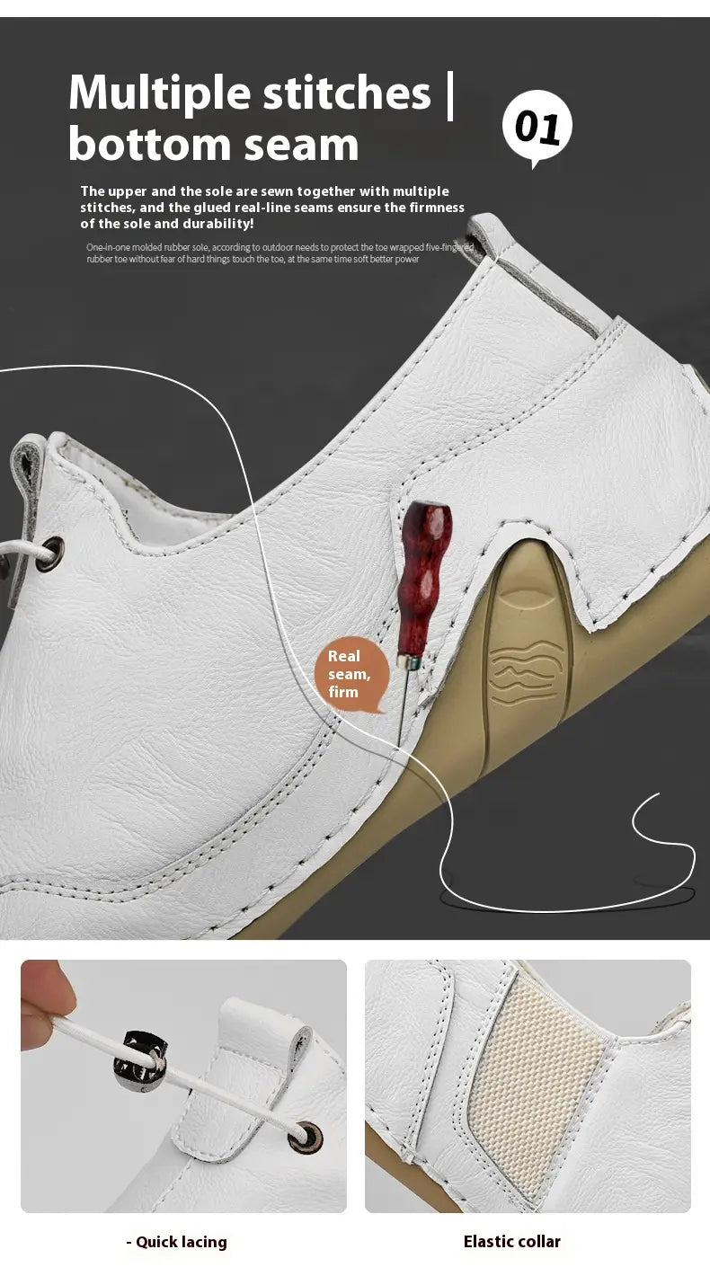 Men’s Plus Size Sports Genuine Leather Leather Shoes