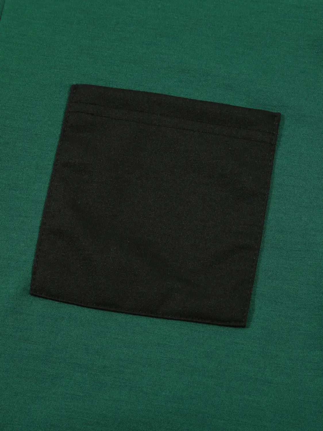 European And American Men’s Casual Polo Shirt Small Twill Fabric Stitching Lapel Buttons