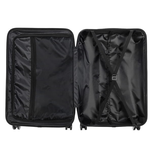Trolley Case 20 Inches-24 Inches-28 Inches Black