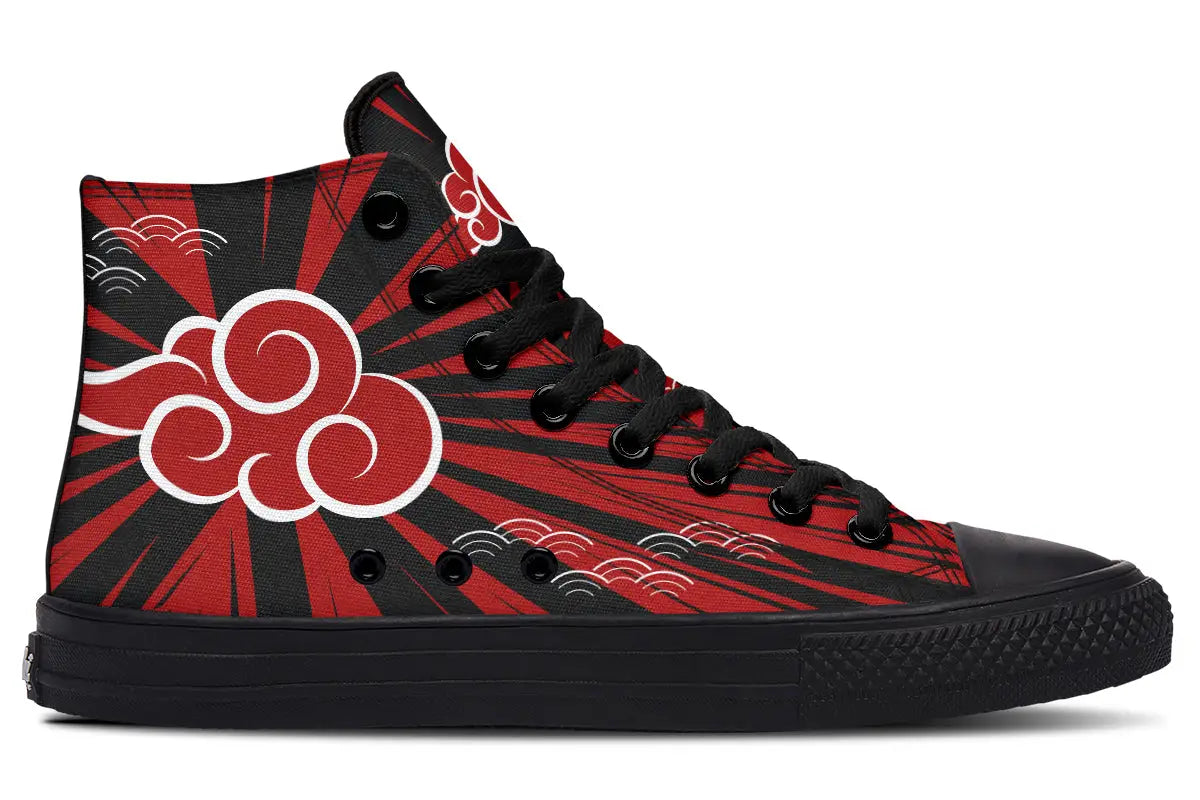 Printed Couple High-top Canvas Shoes