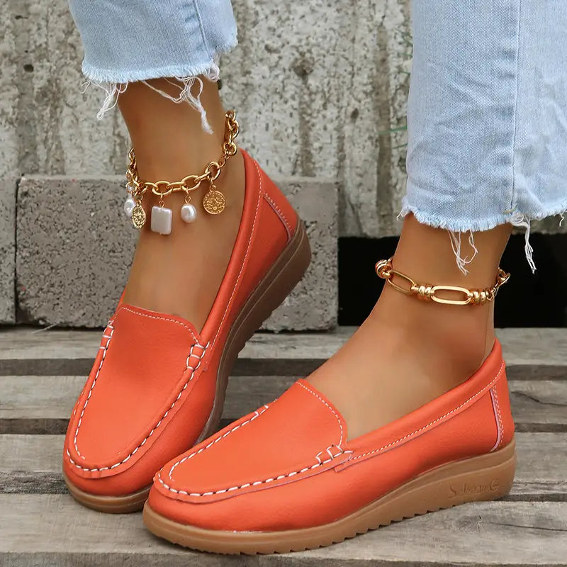 Ladies Fashion Personality Soft Sole Peas Shoes