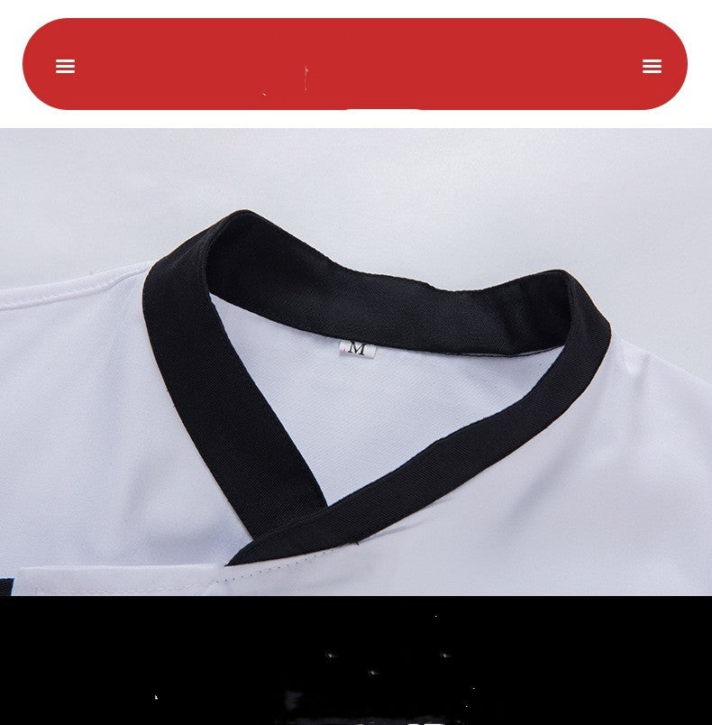Short-sleeved Thin Breathable Clothes In The Back Kitchen