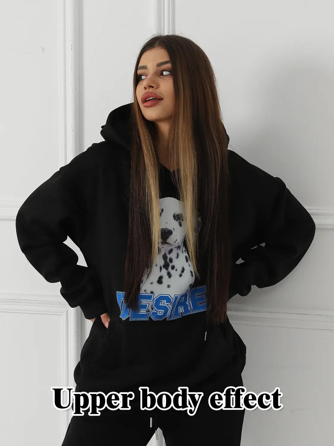 Women’s Fashionable Casual Printed Long Sleeved Sweatshirt