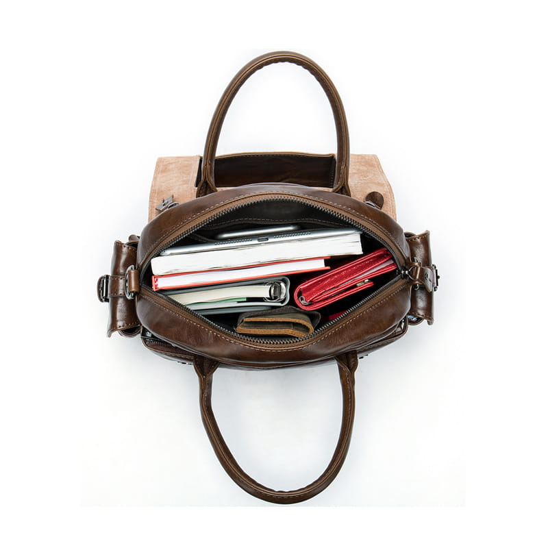 Multifunctional Retro Leather Backpack