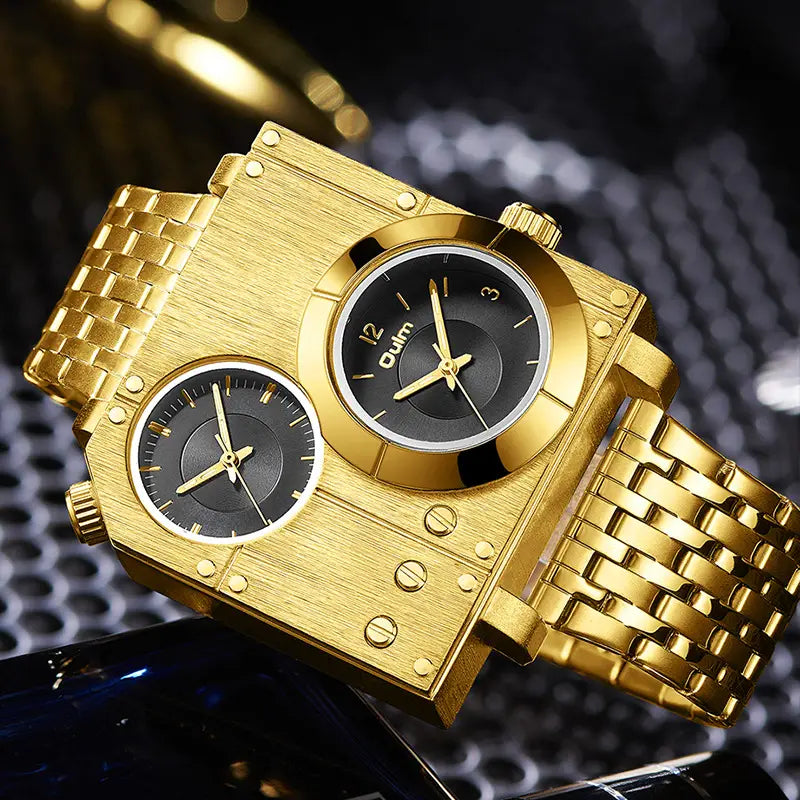 Men’s Square Personality Casual Large Dial Watch