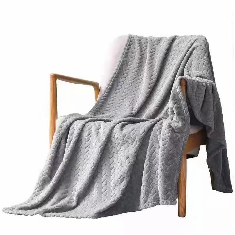 Flannel Wheat Grain Blanket