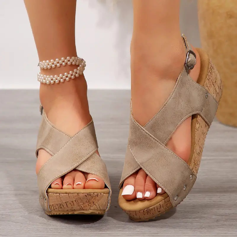 Women’s Rivet Wedges Snadals