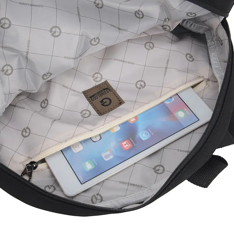Black Round Bags Women Fashion Large Capacity Multifunctional Backpack Shoulder Bag Handbag