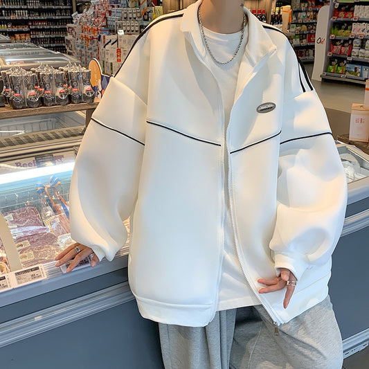 Men's Super Fire Port Style Loose High Street Clothes Coat