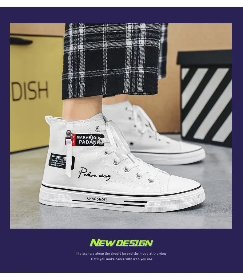 High top board shoes