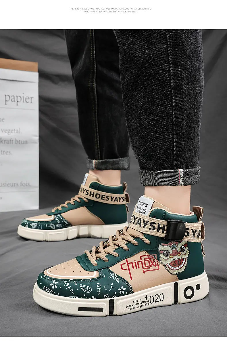 Versatile casual sports board shoes