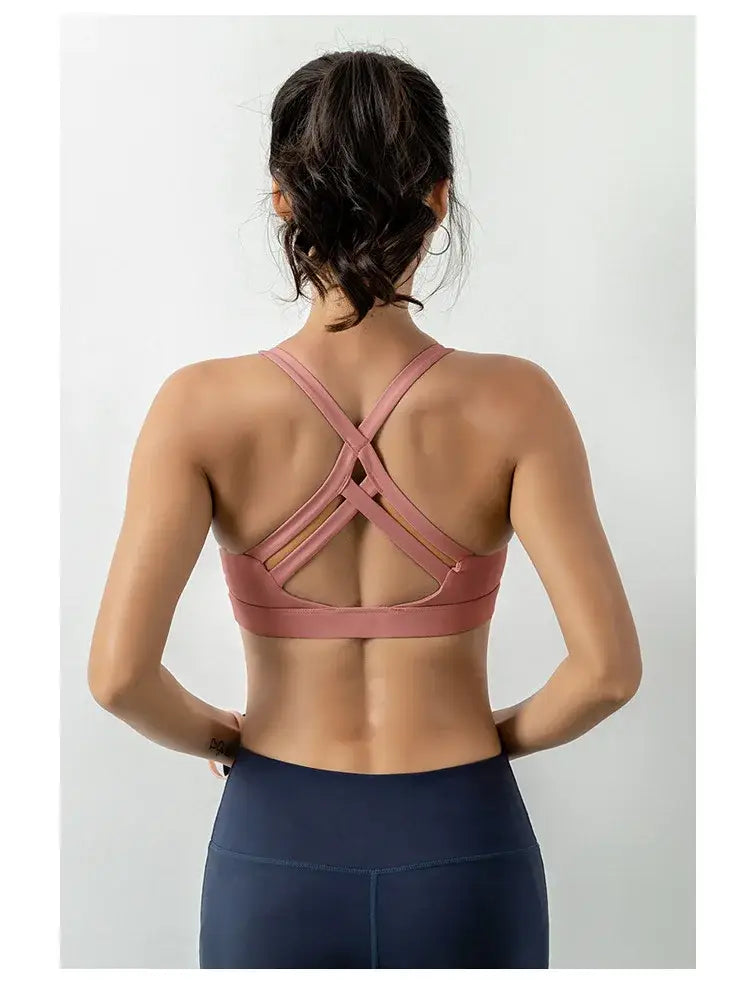 Sports underwear ladies running yoga vest