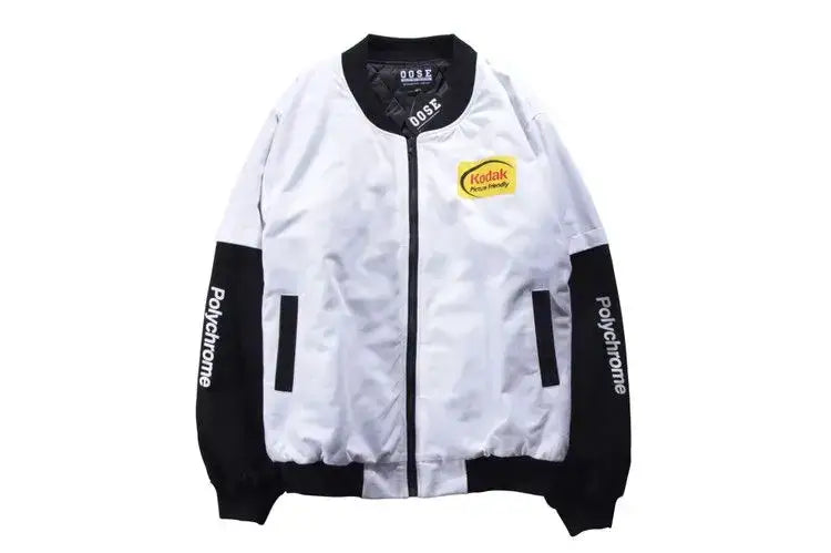 Hip Hop Style Jacket Men Women Streetwear Print Baseball Jackets