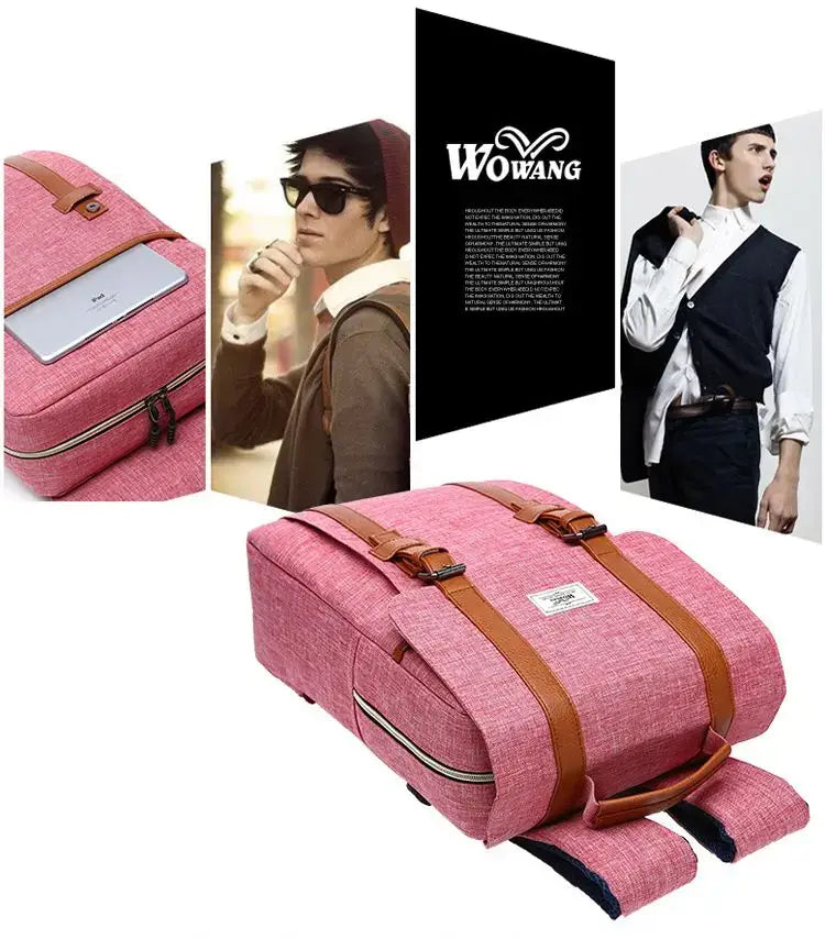 Men Women Canvas Backpacks