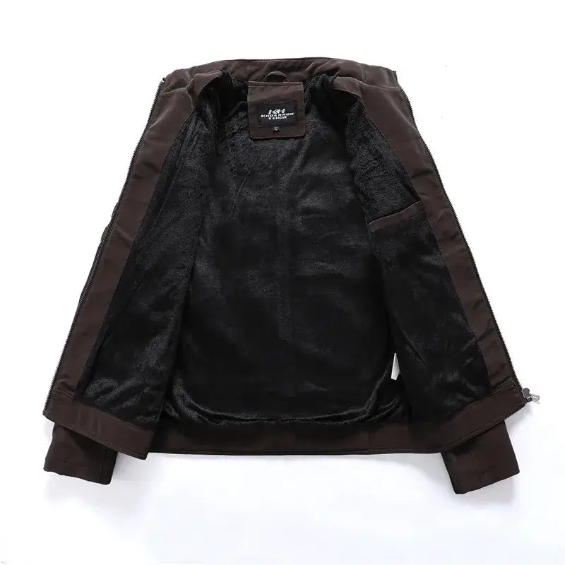 Men Fashion Pu Leather Jackets Coats