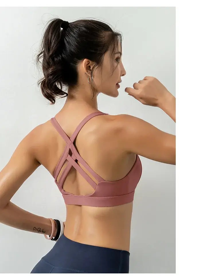 Sports underwear ladies running yoga vest