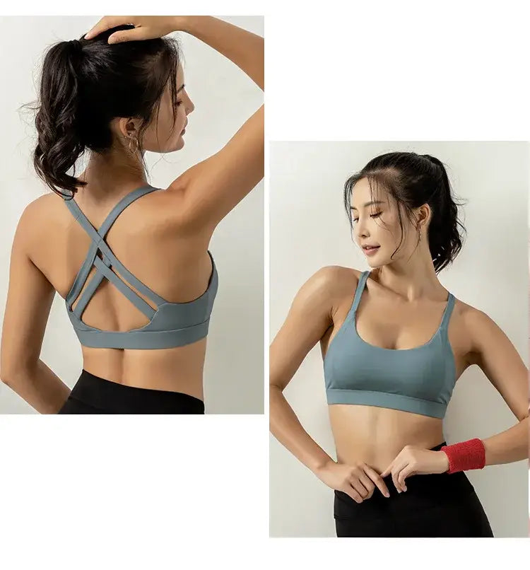 Sports underwear ladies running yoga vest
