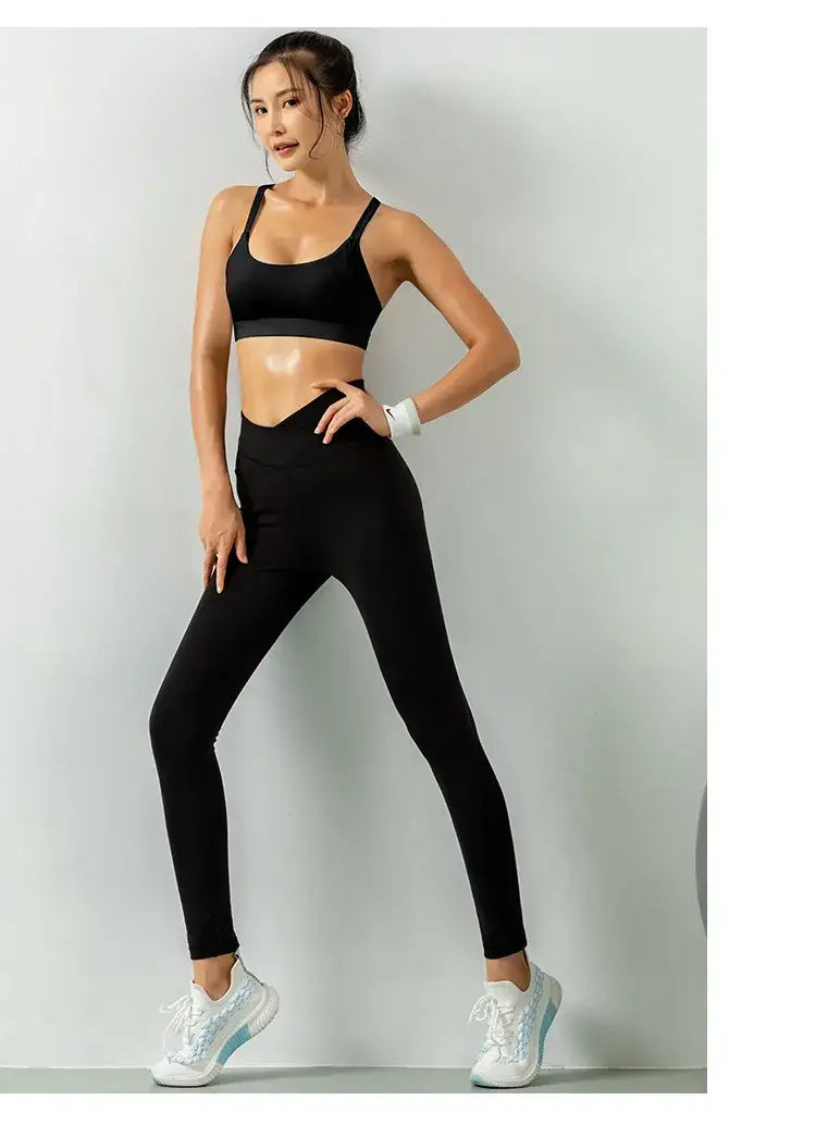 Sports underwear ladies running yoga vest