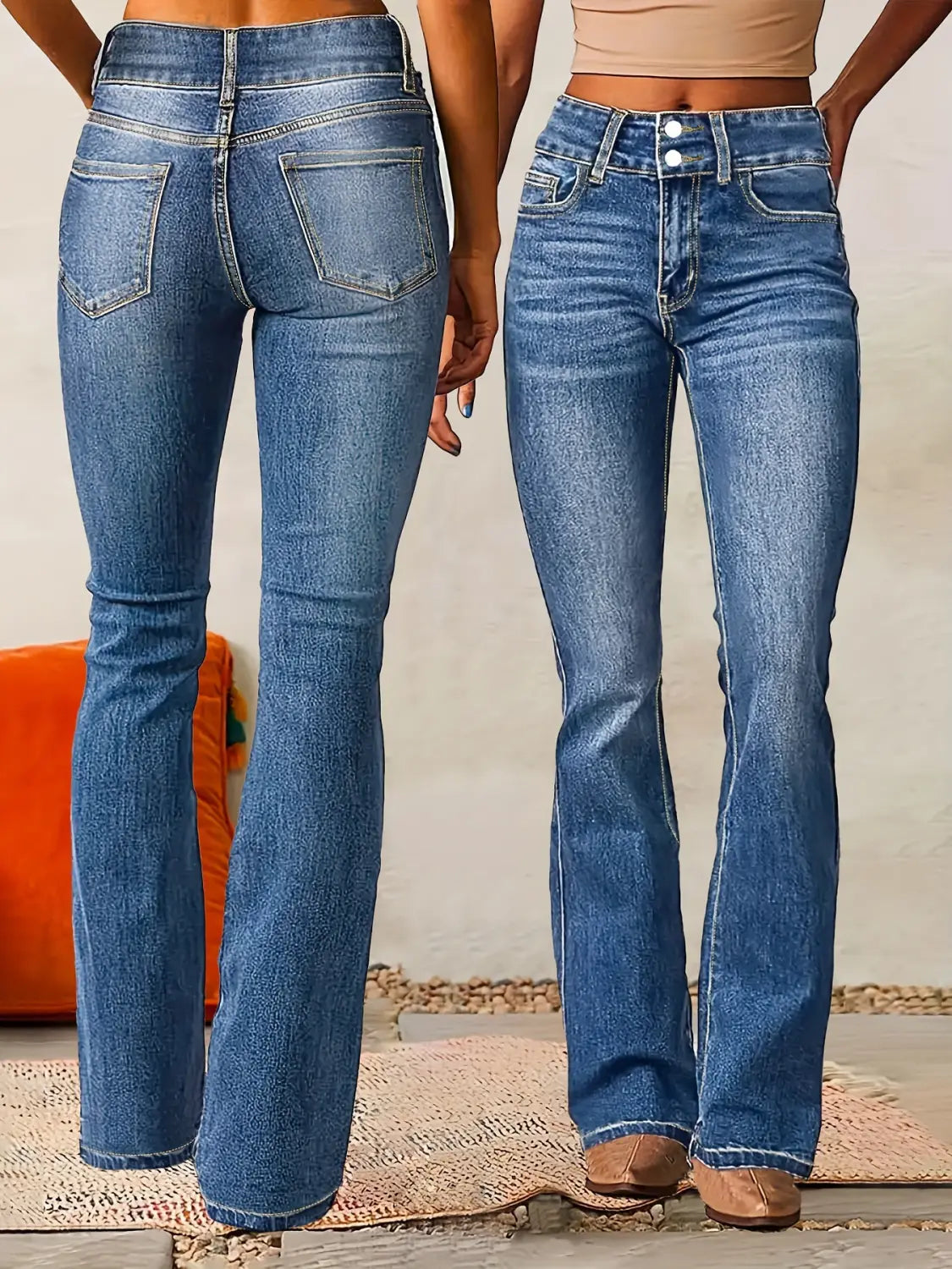 New Washed Street Skinny Retro Stretch Jeans Women’s Clothing