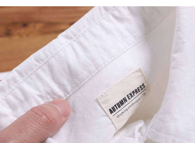 Oxford Woven Shirts Men