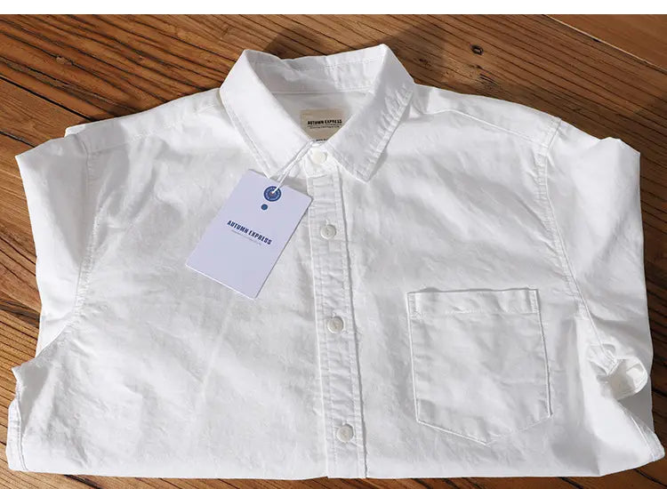 Oxford Woven Shirts Men