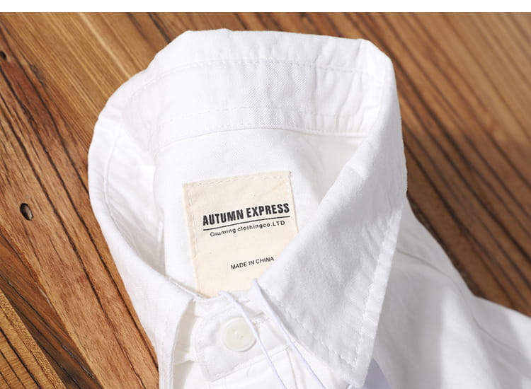 Oxford Woven Shirts Men