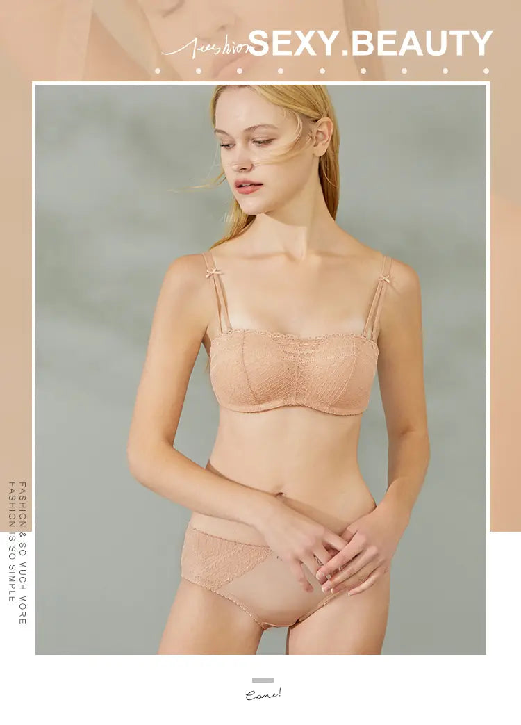 Sweet and cute lace ladies underwear