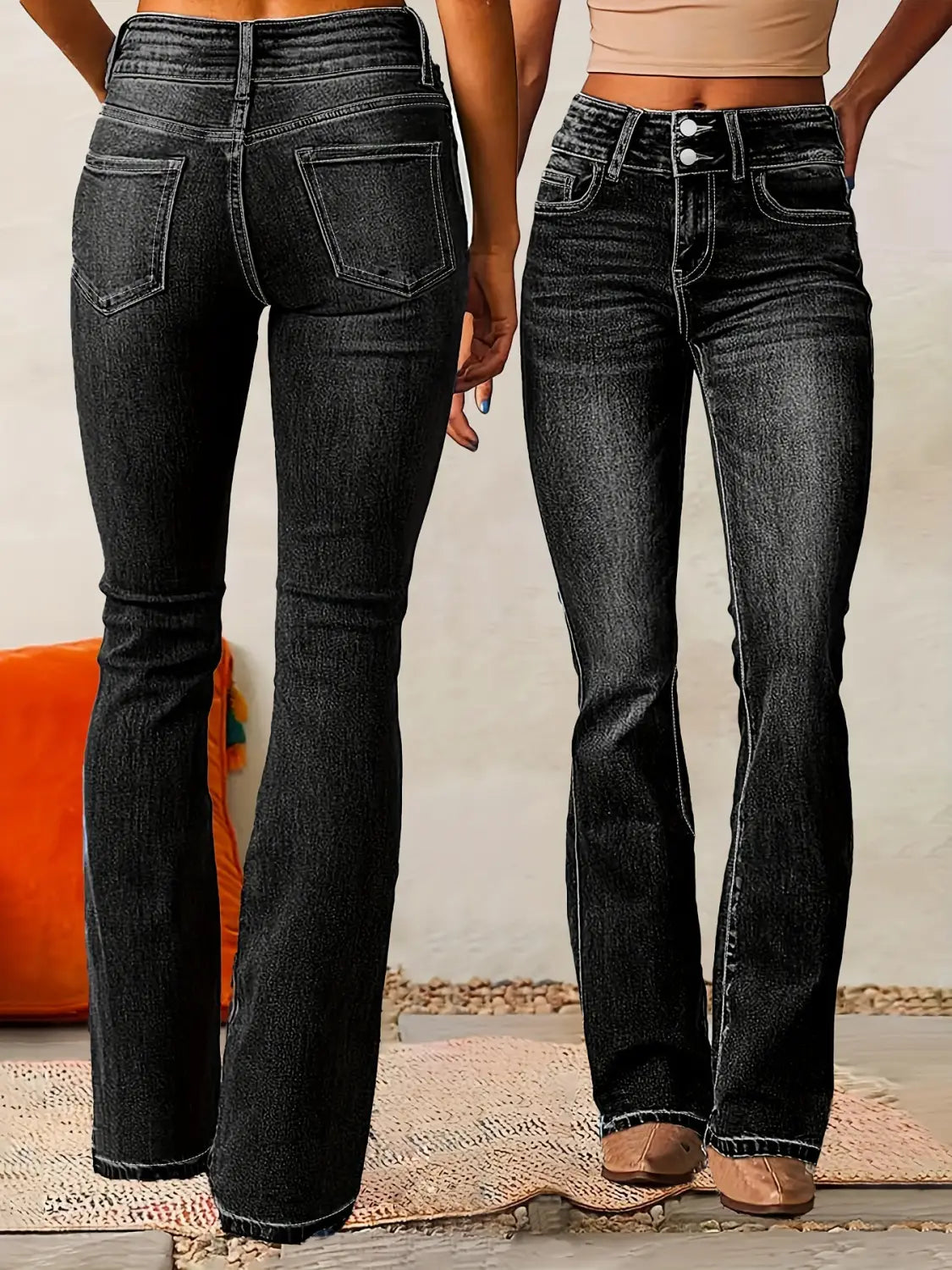 New Washed Street Skinny Retro Stretch Jeans Women’s Clothing