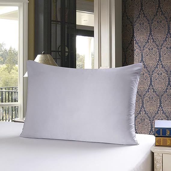 Home Fashion Solid Color Silk Pillowcase