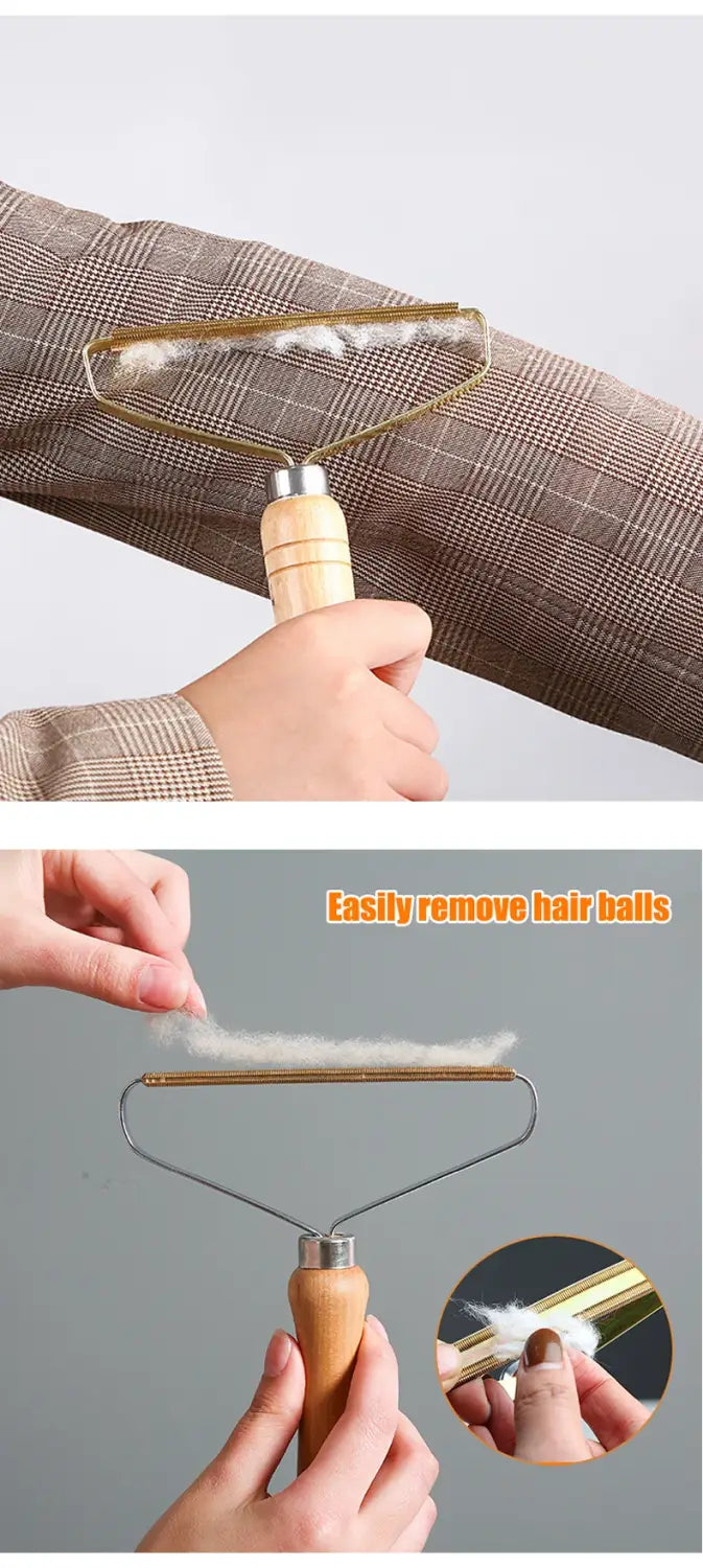 Portable Lint Remover Pet Hair Remover Brush Carpet Wool Coat Clothes Lint Pellet Manual Shaver Removal Scraper