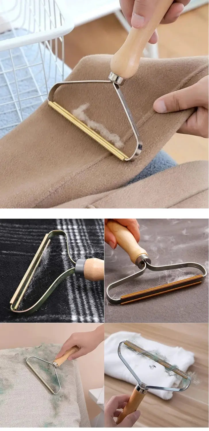 Portable Lint Remover Pet Hair Remover Brush Carpet Wool Coat Clothes Lint Pellet Manual Shaver Removal Scraper
