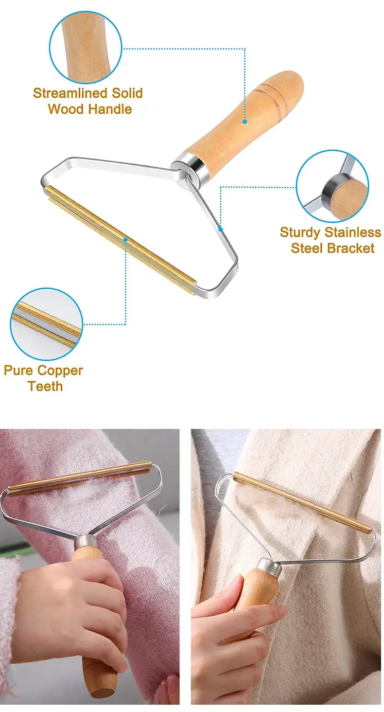 Portable Lint Remover Pet Hair Remover Brush Carpet Wool Coat Clothes Lint Pellet Manual Shaver Removal Scraper