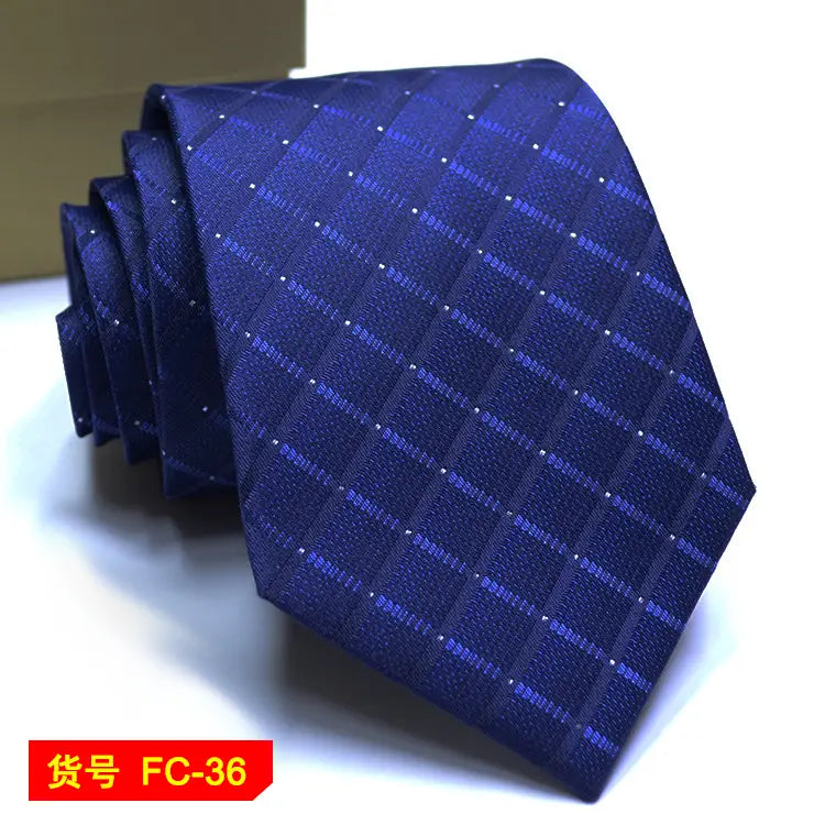 67 Styles Men’s Ties Solid Color Stripe Flower Floral 8cm Jacquard Necktie Accessories Daily Wear Cravat Wedding Party