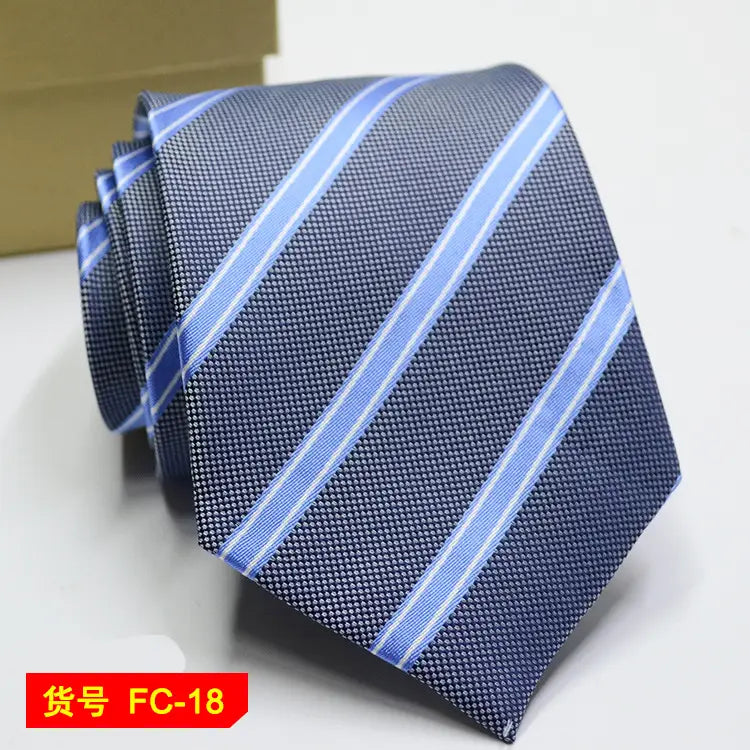 67 Styles Men’s Ties Solid Color Stripe Flower Floral 8cm Jacquard Necktie Accessories Daily Wear Cravat Wedding Party