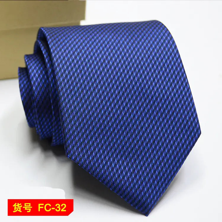 67 Styles Men’s Ties Solid Color Stripe Flower Floral 8cm Jacquard Necktie Accessories Daily Wear Cravat Wedding Party