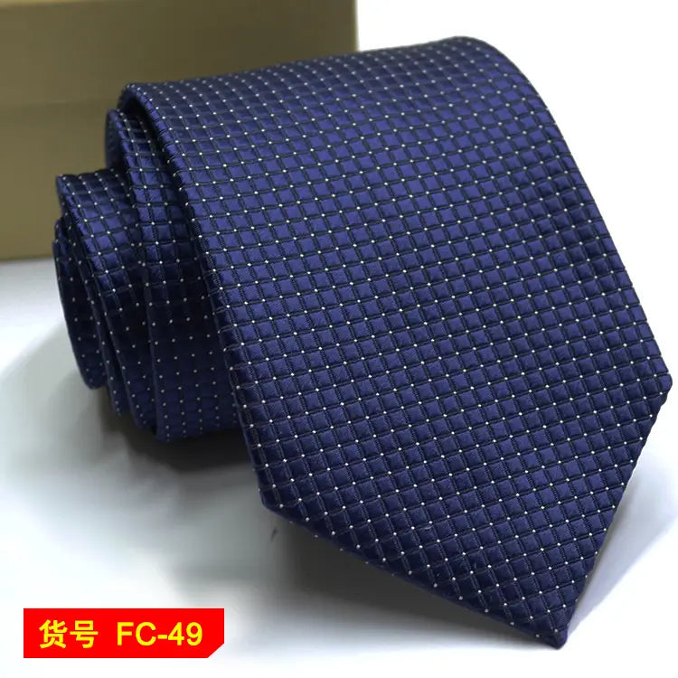 67 Styles Men’s Ties Solid Color Stripe Flower Floral 8cm Jacquard Necktie Accessories Daily Wear Cravat Wedding Party
