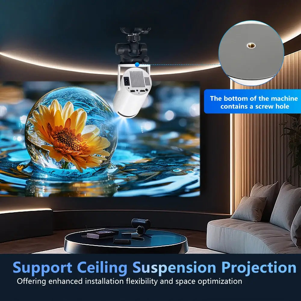 Magcubic Projector HY300 PRO 4K Android 11 Dual Wifi6 260ANSI Allwinner H713 BT5.0 1080P 1280*720P Home Cinema Outdoor