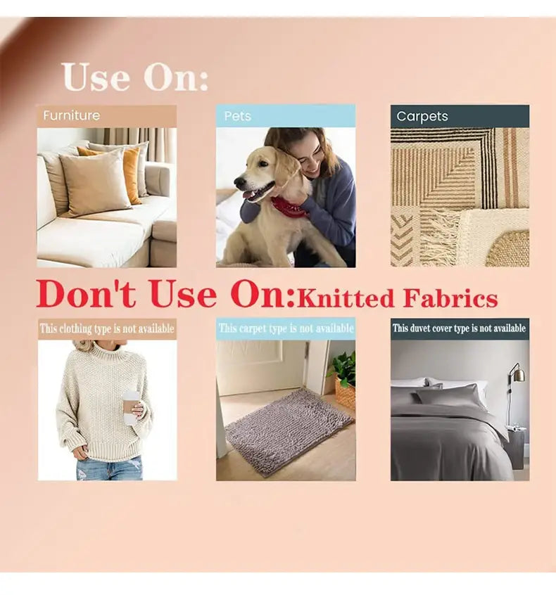 Portable Lint Remover Pet Hair Remover Brush Carpet Wool Coat Clothes Lint Pellet Manual Shaver Removal Scraper